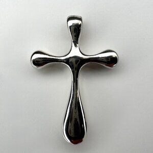 Tiffany Co Elsa Peretti Silver 925 Cross Pendant